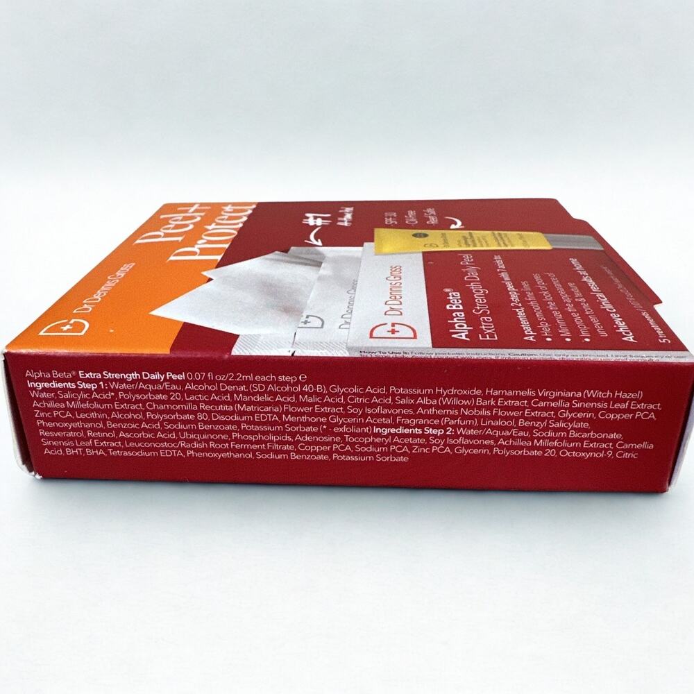 Dr Dennis Gross Peel + Protect Extra Strength Daily Peel 5 Treatments NIB - Picture 5 of 7